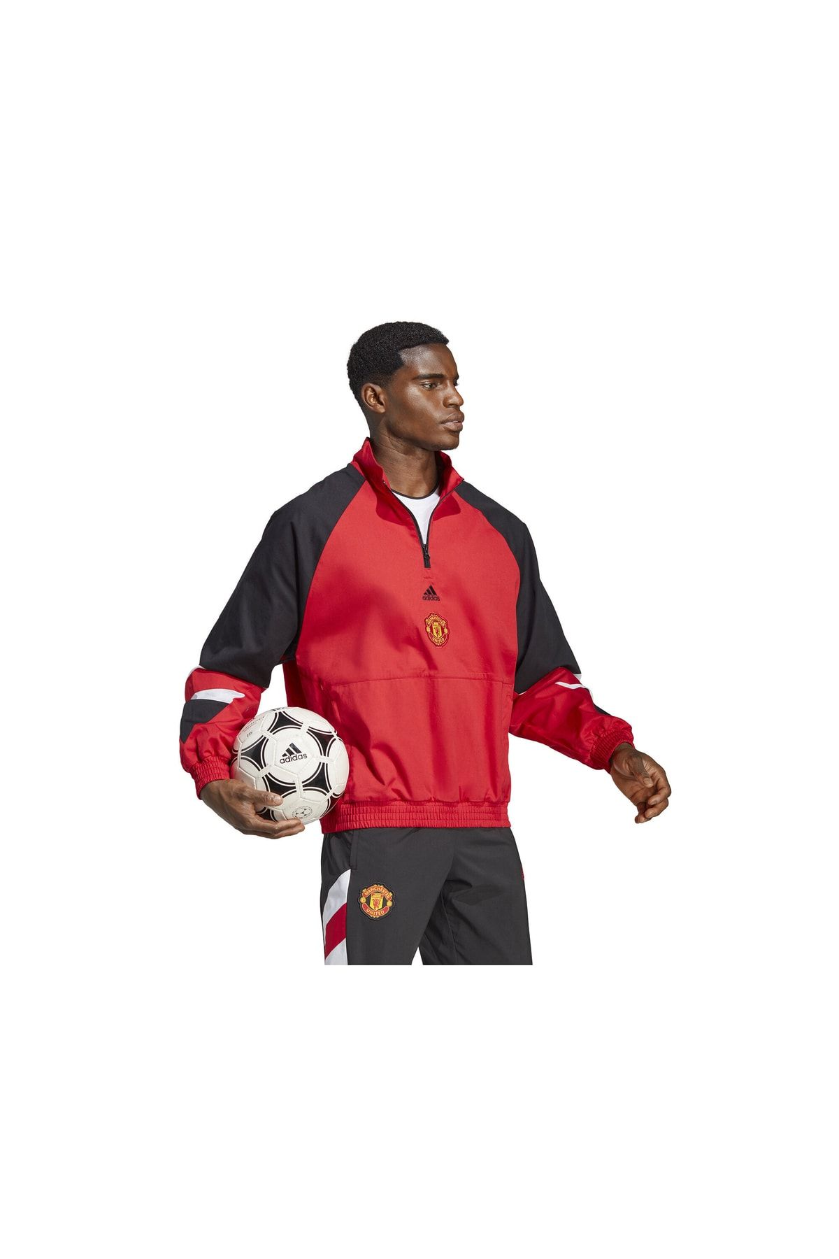 adidas Manchester United Icon Top Erkek Futbol Sweatshirts Ht2000 Kırmızı BY9989
