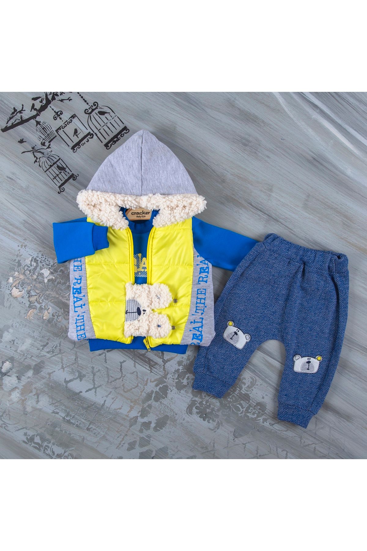 instababyrooms The Bear Micro 3 Lü Mevsimlik Erkek Takım Model 21319