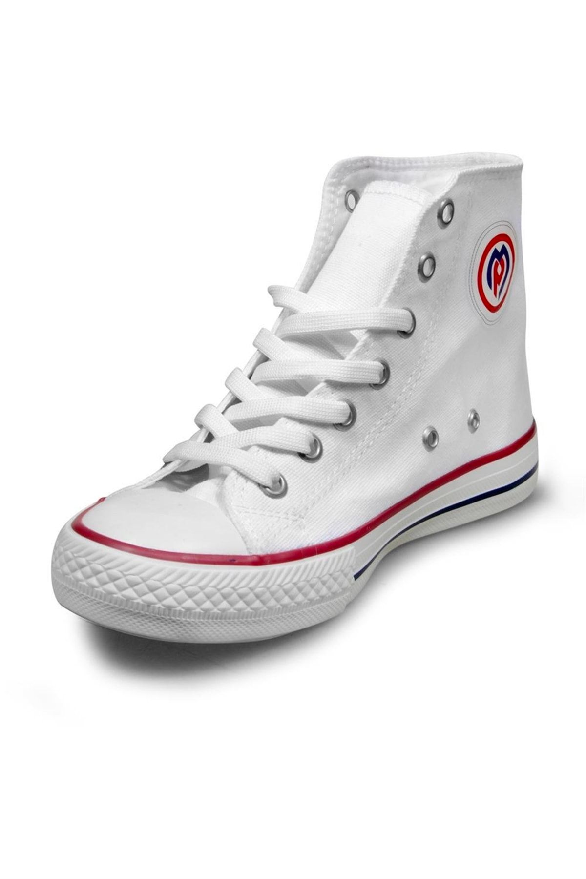 MP Mp Women s Ankle Length White Canvas Shoes 231 1841zn 650
