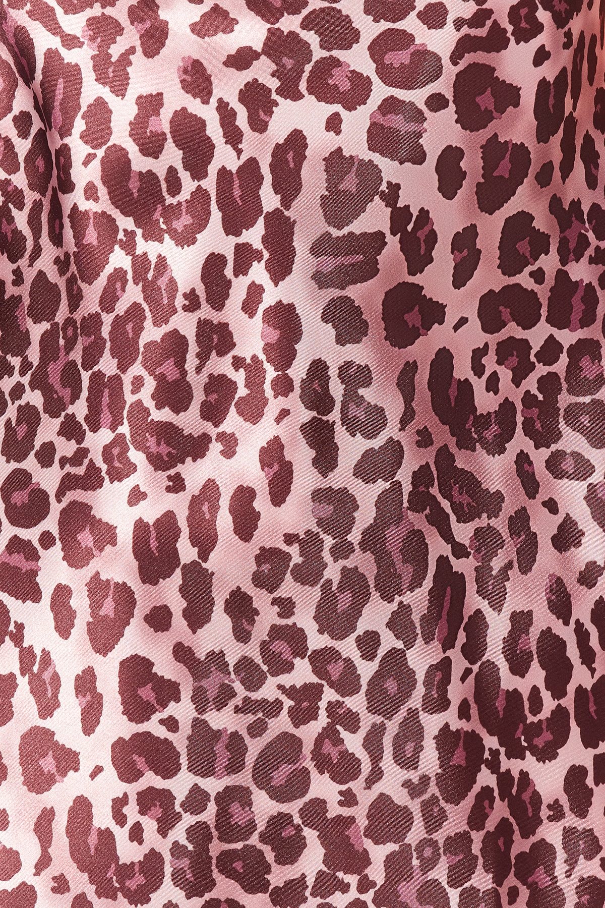 Trendyol Collection-Rosa Nachthemd aus gewebtem Satin mit Leopardenmuster, Seilriemen und Degaje-Kragen THMSS23GC00041 6
