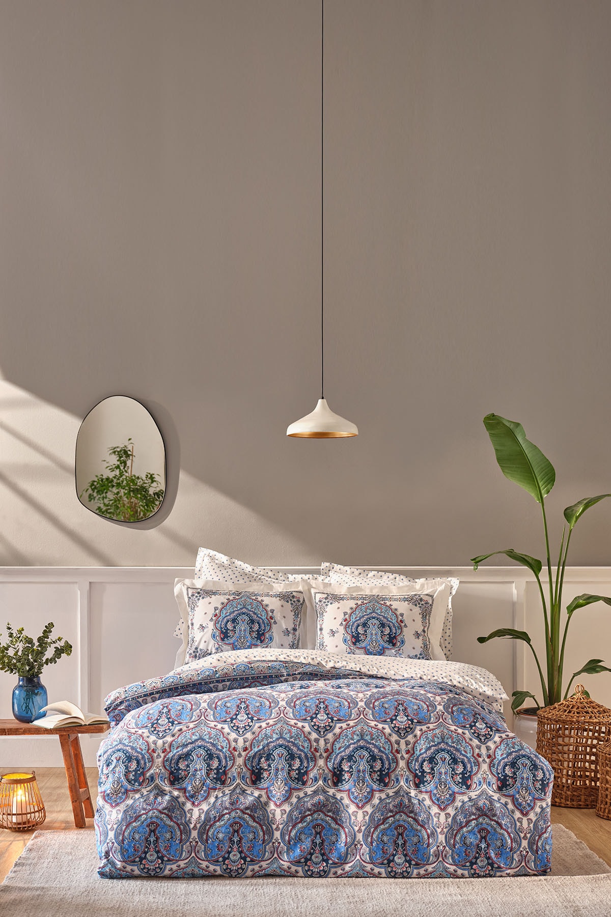 سرویس روتختی  آبی کاراجا هومKaraca Home | 200.21.01.0425 اورجینال - تصویر 2