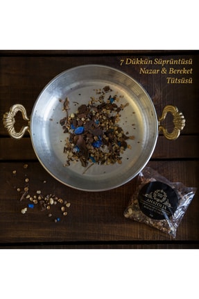Bianatolia Yedi Dükkan Tütsü Süprüntüsü Seti (Bereket & Nazar) Doğal, El Yapı...