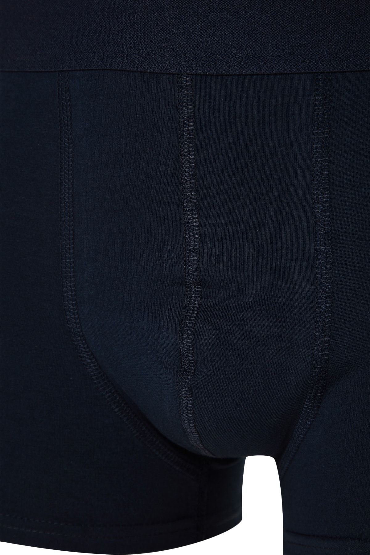 Trendyol Collection-Zestaw 3 bokserek w paski z elastycznej tkaniny w kolorze claret red-grey-navy Blue - TMNSS23BX00016 8