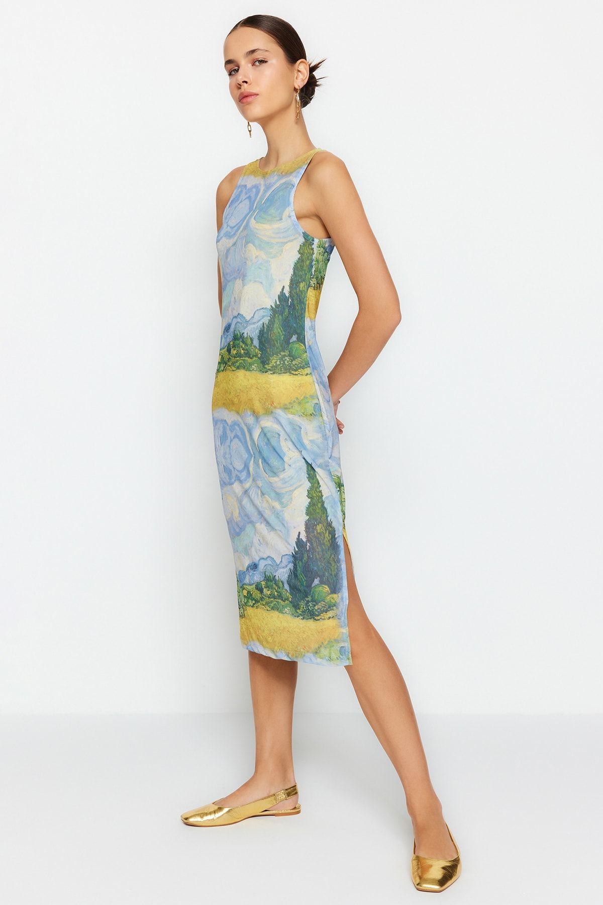 Trendyol Collection Kleid Mehrfarbig Shift Fast ausverkauft