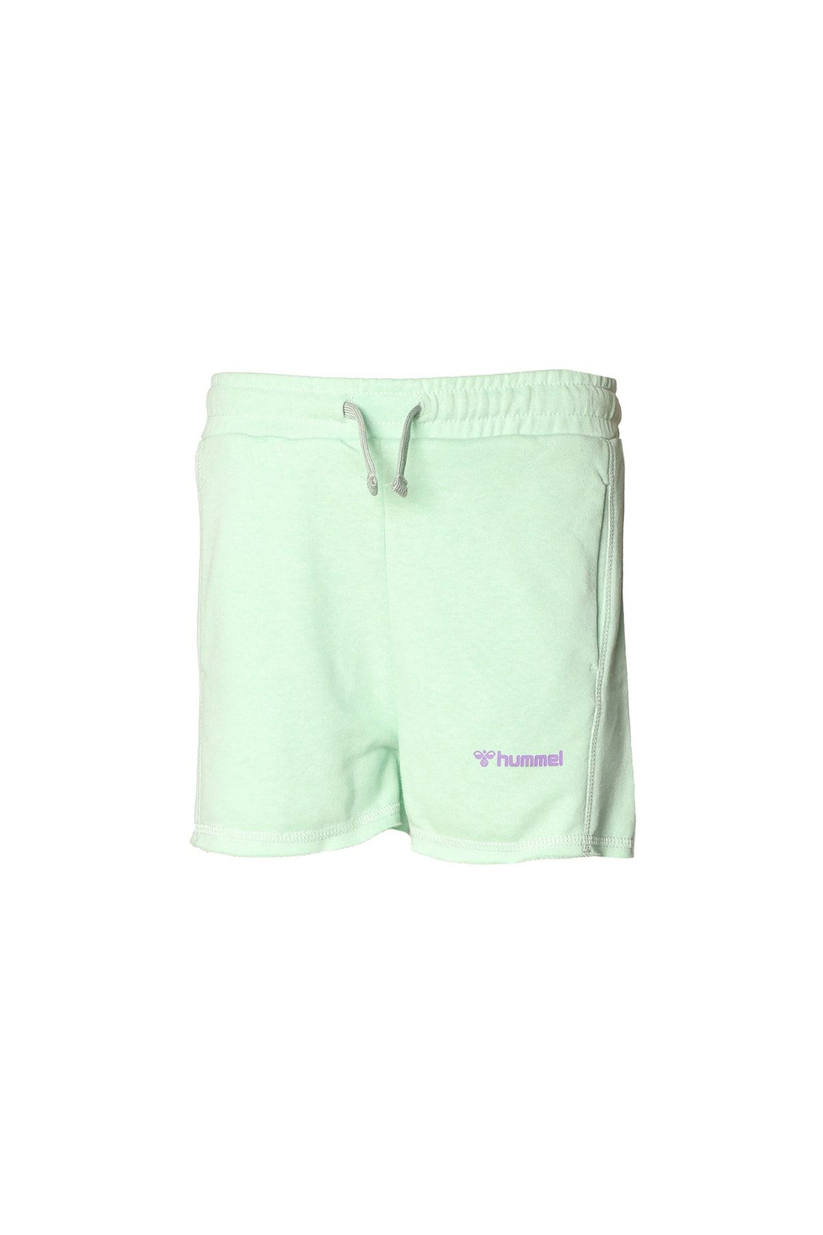 HUMMEL شورت، سن 8، سبز - سفید