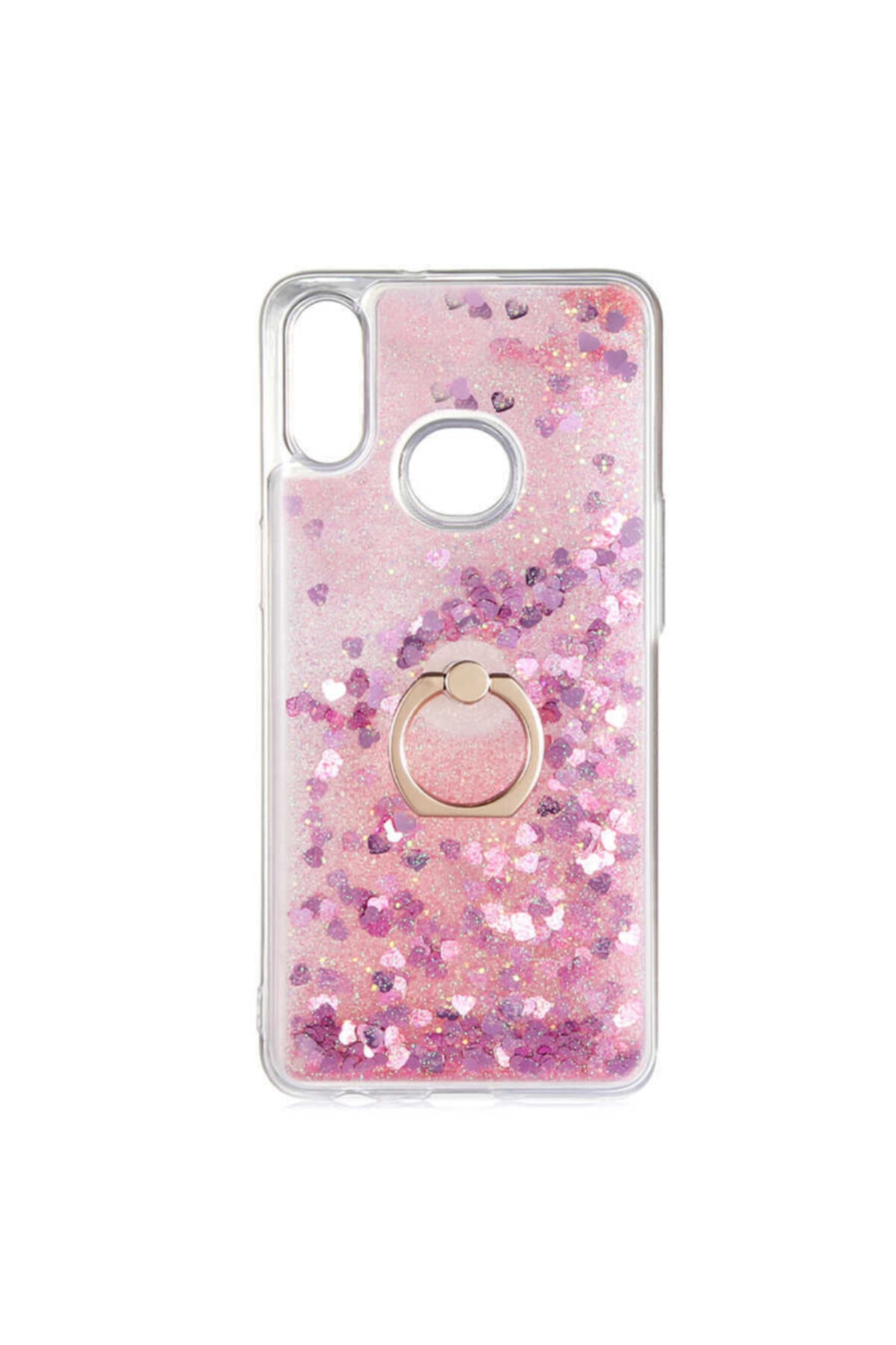 Samsung A10s Compatible Silicone Case with Ring Stand