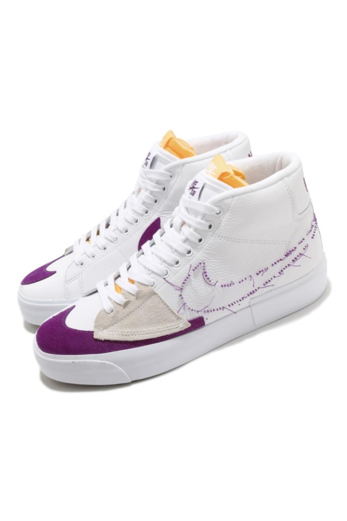Nike Erkek Beyaz Sb Zoom Blazer Mid Edge \