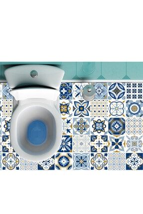100cmx325 Suya Dayanıklı Banyo Zemin Mozaik Mermer Fayans Duvar Duşakabin Yapışkanlı Folyo Kaplama 9bzmoz8
