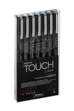 Touch Liner Çizim Kalemi 0.1 Set 7 Renk 138334