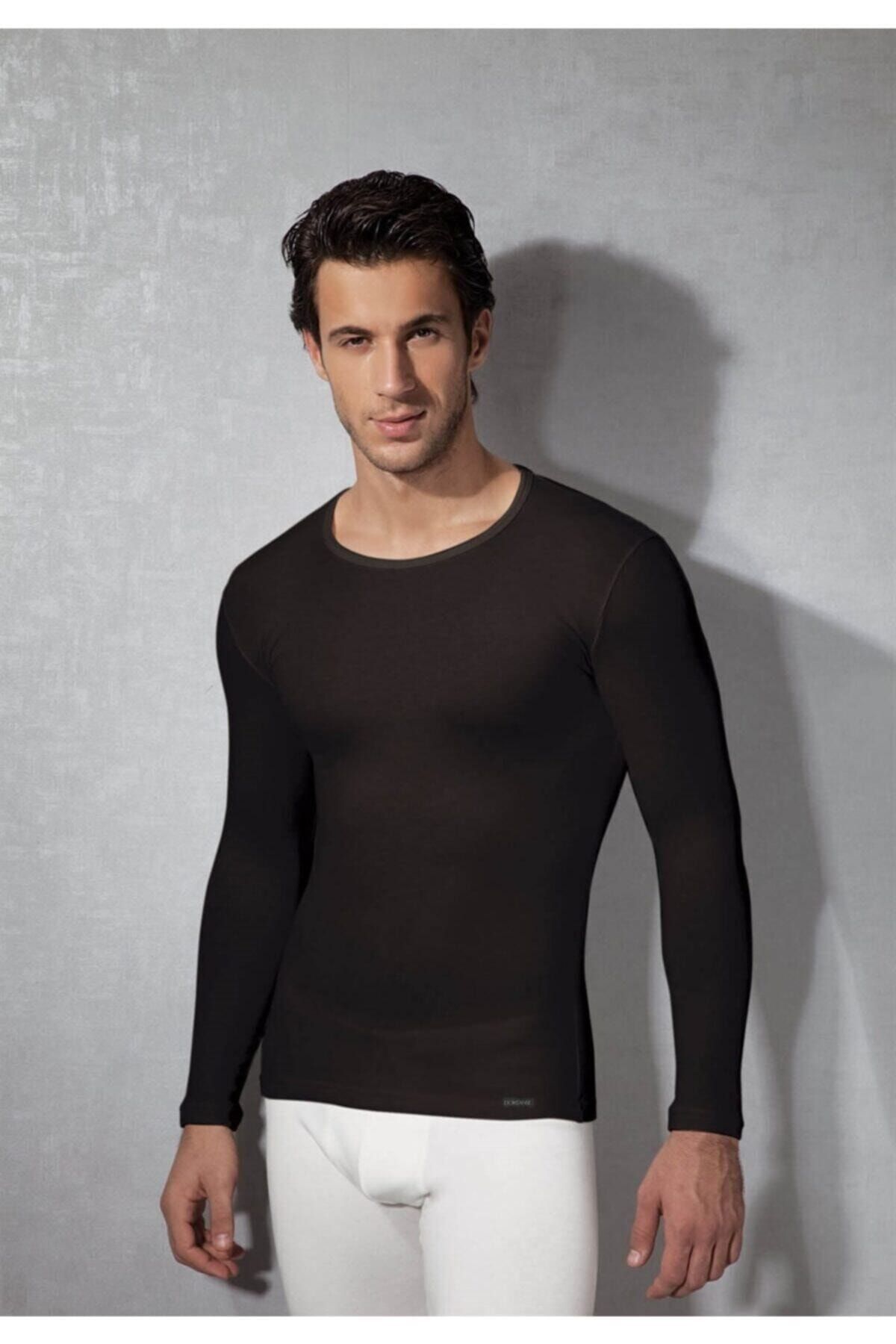 Doreanse Tricou Viloft Termic Cu Mânecă Lungă, Cu Guler Rotund, 2965 Masculin - M
