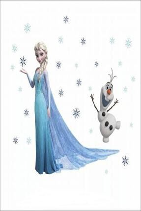Elsa Olaf Frozen Karlar Ülkesi Duvar Çıkartması 72299818KT818