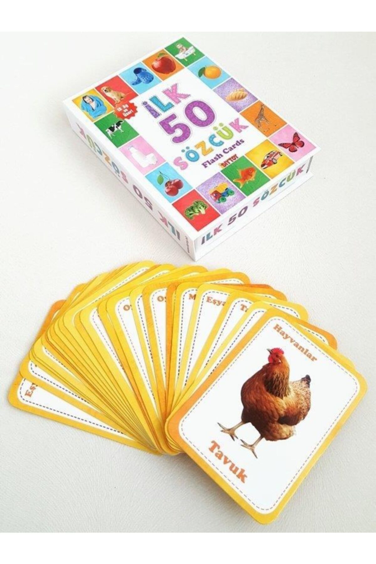 Hobialem Diytoy, Ilk 50 Sözcük, Flash Cards, Zeka Kartları, Eğitici Kartlar fotoğrafı 7 (önizleme)