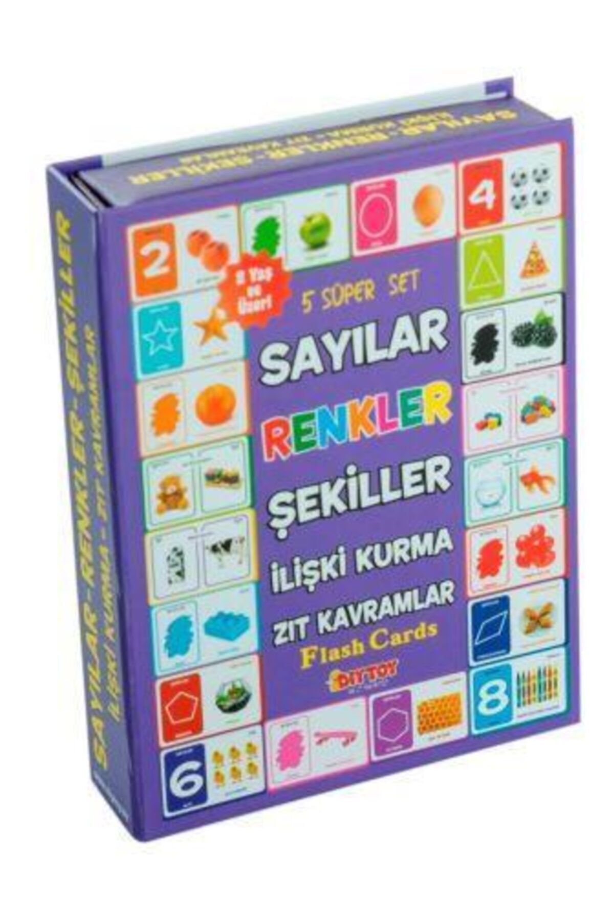 مجموعهٔ فوق‌العاده - کارت‌های هوش، کارت آموزشی، اعداد، رنگ‌ها و اشکال