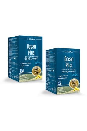 Ocean Plus 1200 Mg Balık Yağı 50 Kapsül Limon Aromalı X2 Adet u-OCN_PLS50_2