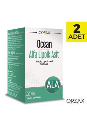 Ocean Alfa Lipoik Asit 200 Mg 30 Kapsül X 2 Adet u-ORZX_013_200_2