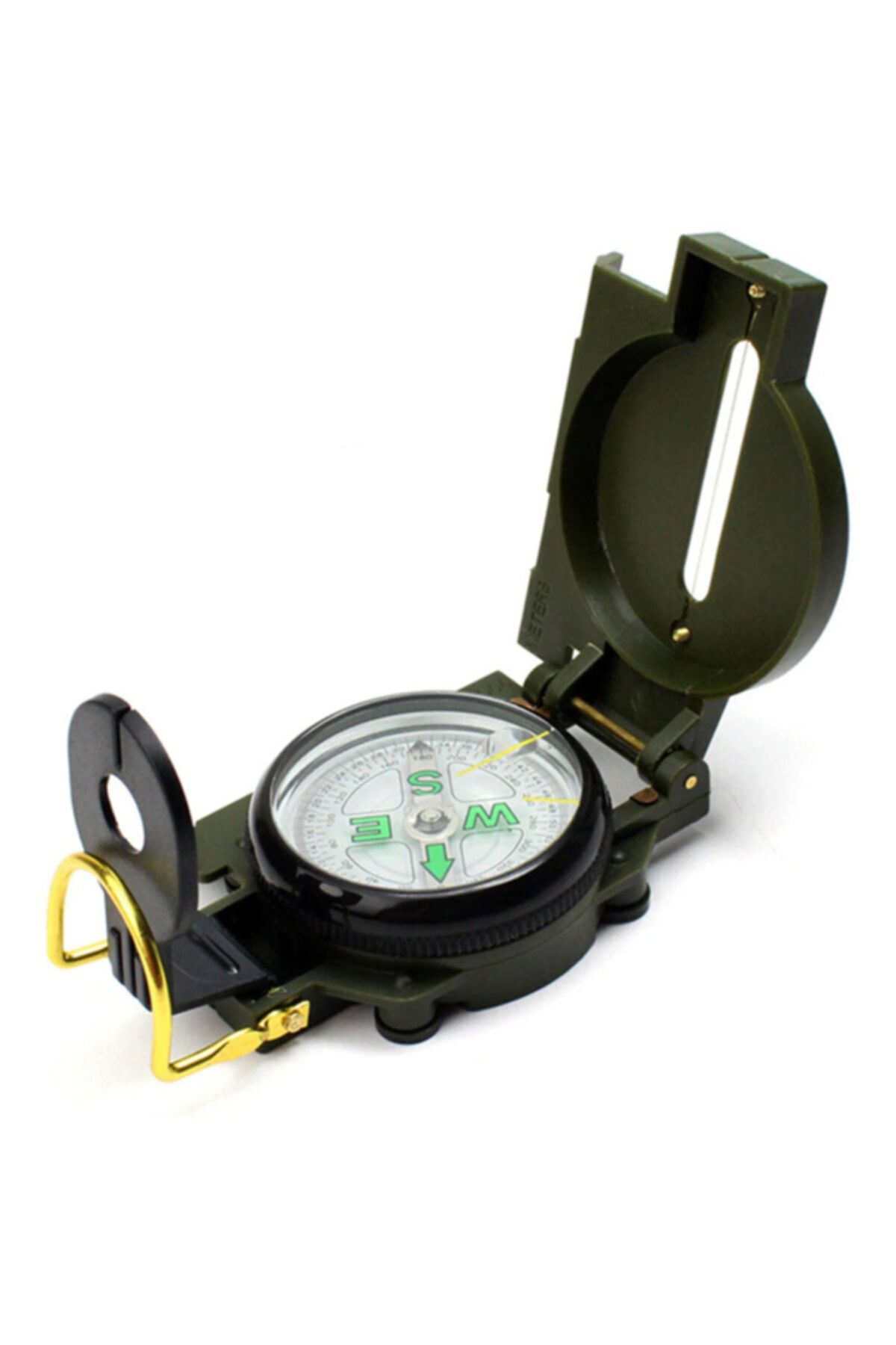 ARGEUS Hs-dc45-2c Busolă Metalică Kaki Masculin - Single Dimension
