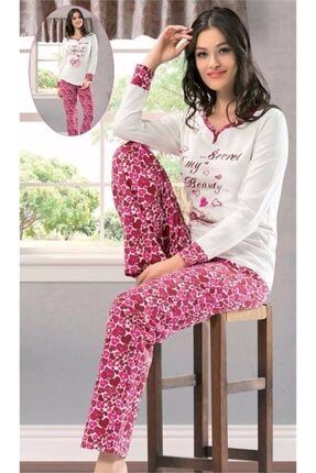 Derya Kurşun Kalpli Pijama Takım 861 10481