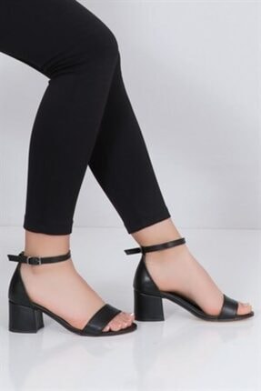 Siyah Kadın Klasik Topuklu Ayakkabı klasik topuklu ayakkabı 000024