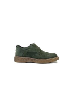 Hakiki Deri Yeşil Erkek Günlük Ayakkabı P 2102-2013