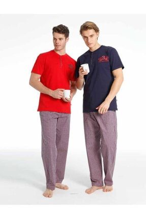 Erkek Patlı Pijama Takım 17166 US-17166-CAG