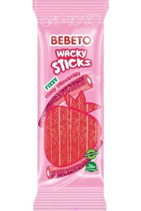 Wacky Sticks Fizzy Strawberry 175 gr PRA-2149390-6541