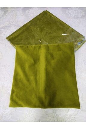 Zeytin Yeşili 40*40cm Taytüyü Kırlent Kılıfı KRLNT021
