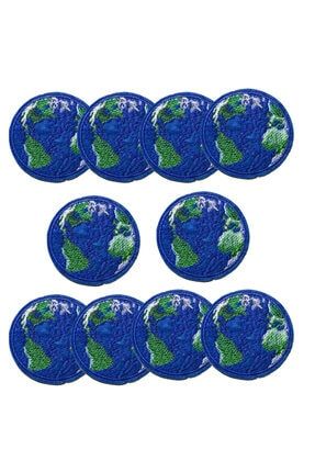 Dünya Arma Yama Patch Sticker 10 Adet dünya1as