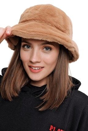 Kadın Vizon Peluş Şapka 20-2K719033B004