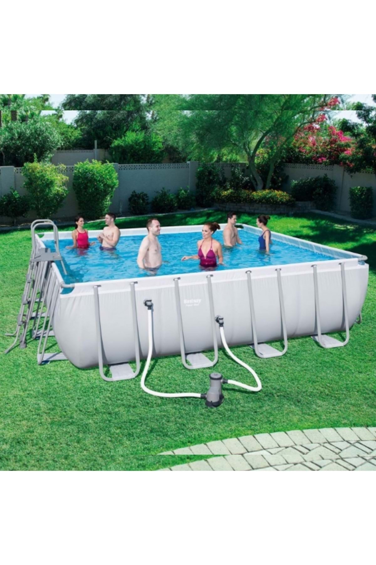 Каркасный бассейн bestway steel. 88. Каркасный бассейн bestway 488х244х122. 56946 bestway. P6561 крышка bestway.