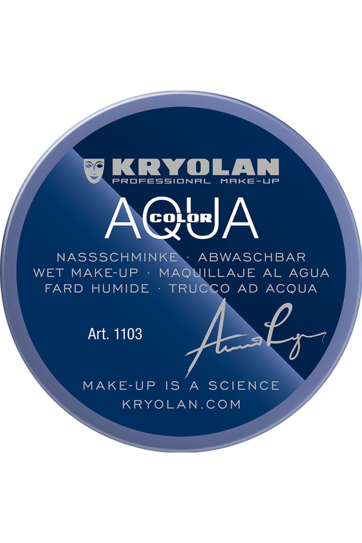 Kryolan Aquacolor® Su Bazlı Eyeliner Büyük Boy 55 ml 01103 483