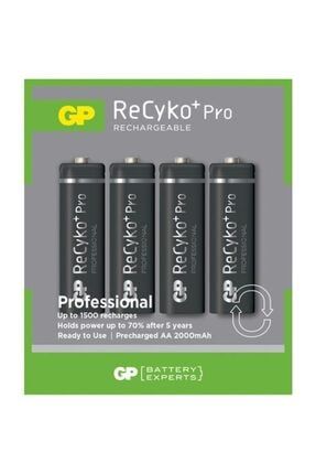 Recyko+pro (hazır Şarjlı Pil) Ni-mh Aa 2000 Mah Şarjlı Kalem Pil pro4-aa2000