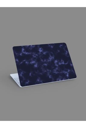 Elektrik Bulutu Mor Siyah Renkdefter, Tablet, Laptop, Pc, Macbook Üzerine Kaplama Için Sticker mermer