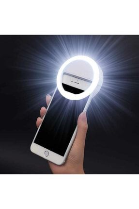 Telefon Selfie Işığı Ring Light Led Flash Beauty Light Taşınabilir 3 Mod Ledli Işık SLFFLASH15