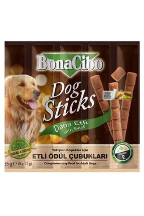 Bonacibo Dog Sticks Dana Etli Ödül Maması Çubuğu 5 X 11 G 1926616
