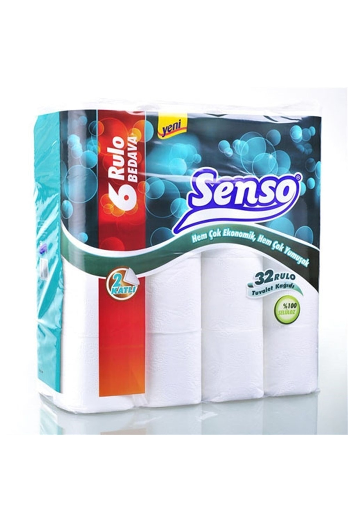 Senso Tuvalet Kağıdı 32'li Çift Katlı 2 Katlı Çok Emici