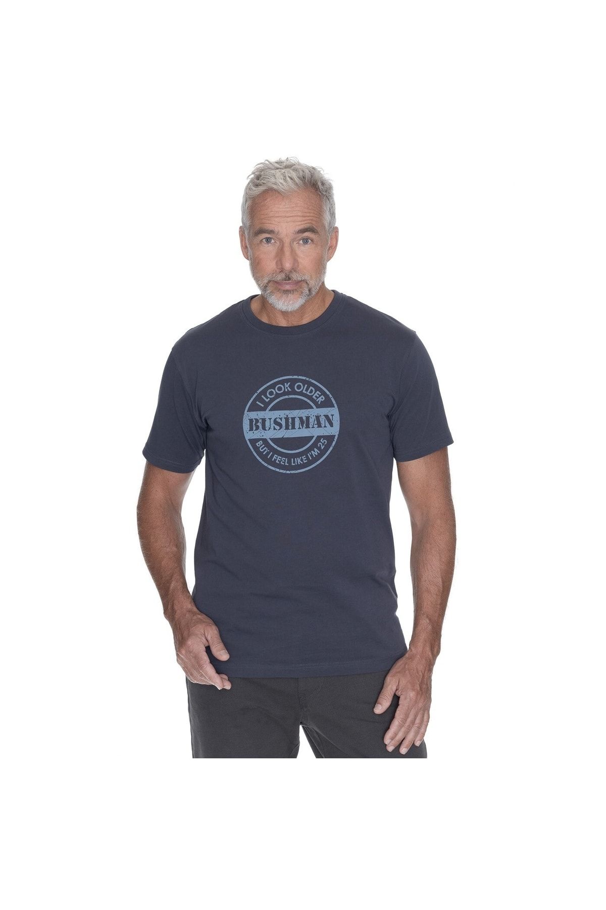 Bushman T-Shirt Grau Regular Fit