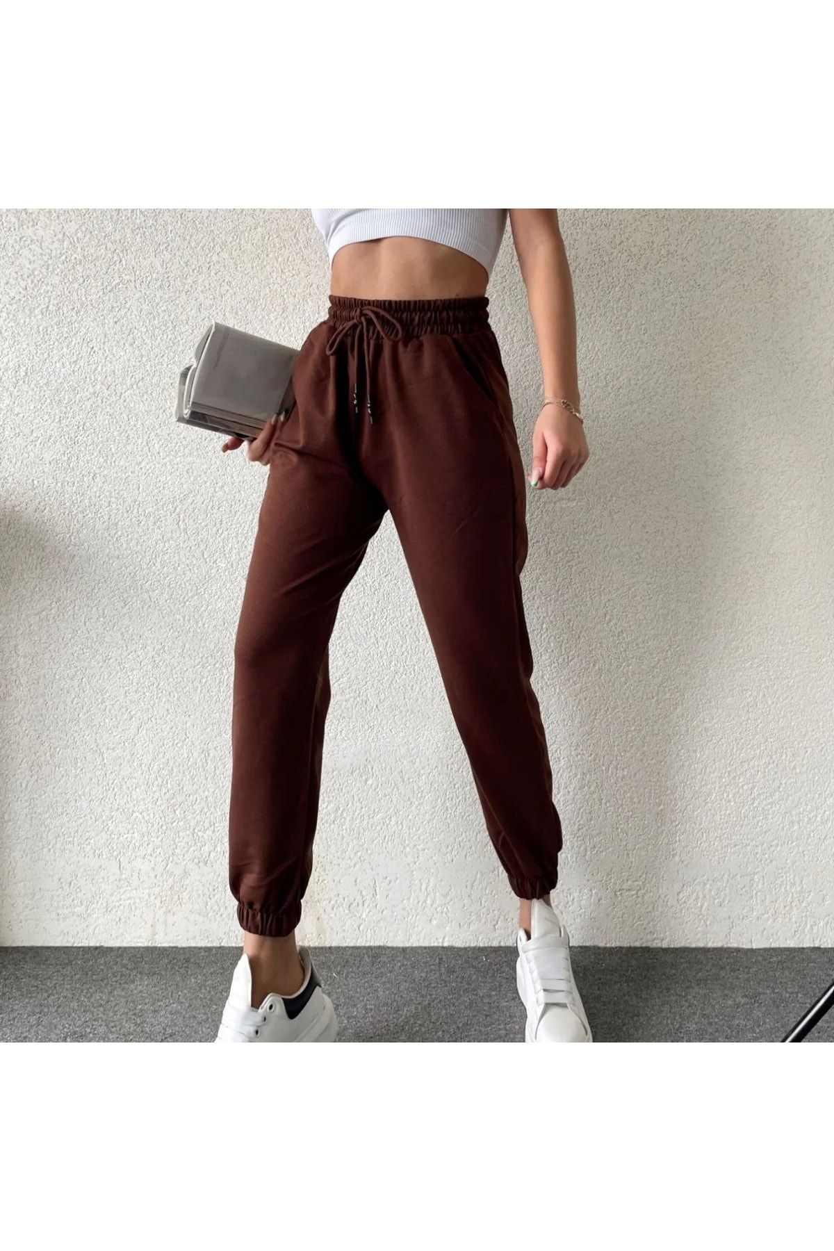 İLKCETMODA Oversize Kadın Eşofman Alt