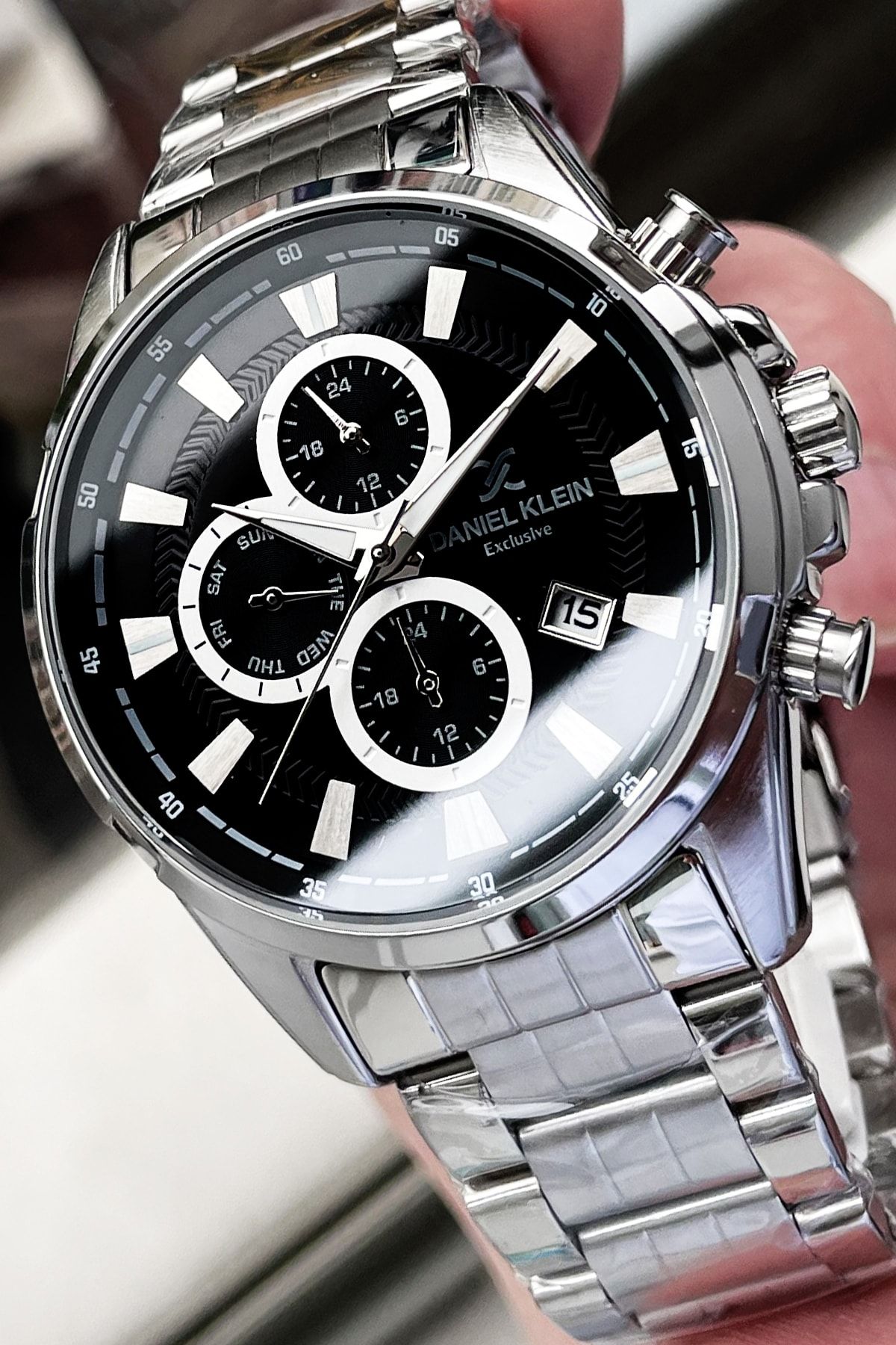 Daniel Klein Exclusive Men s Wristwatch 3 Atm Waterproof Silver