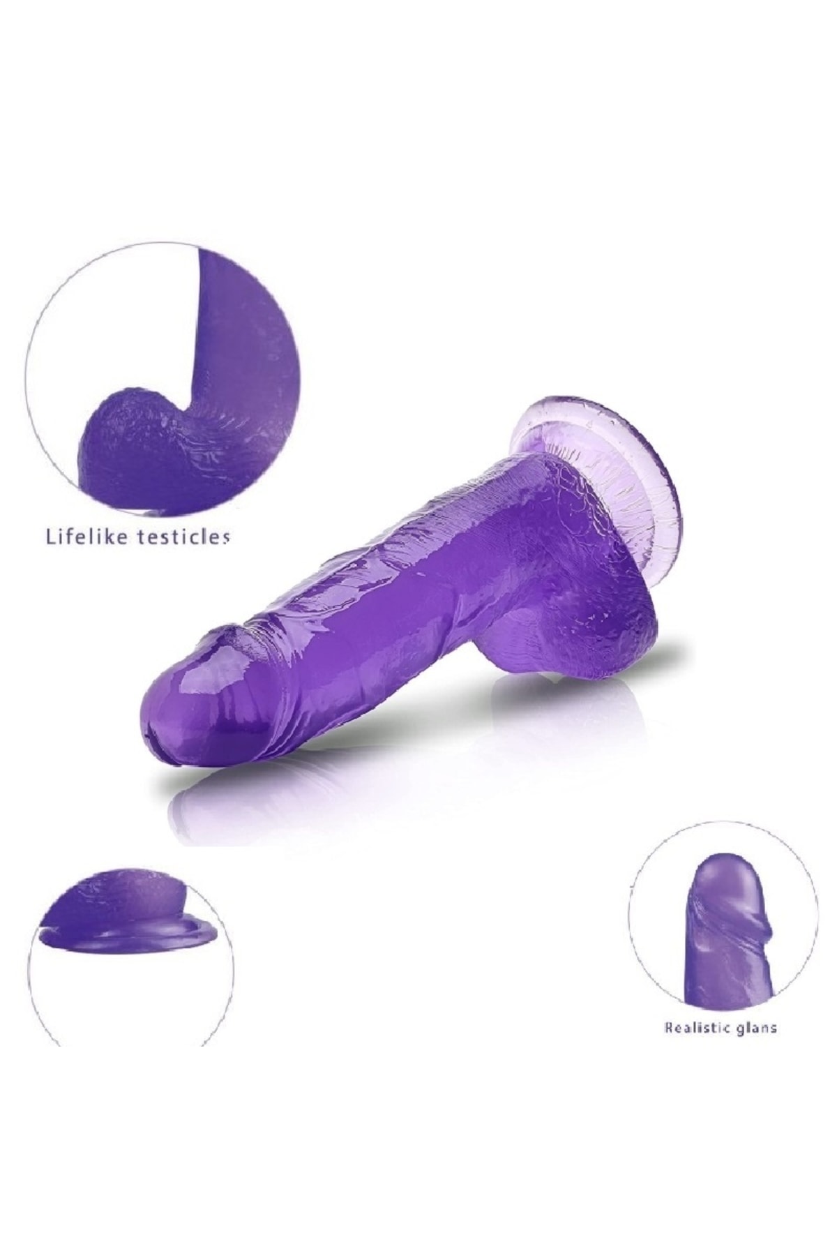 Tırtıklı Penis Halkası Hediyeli Dildo Penis 2