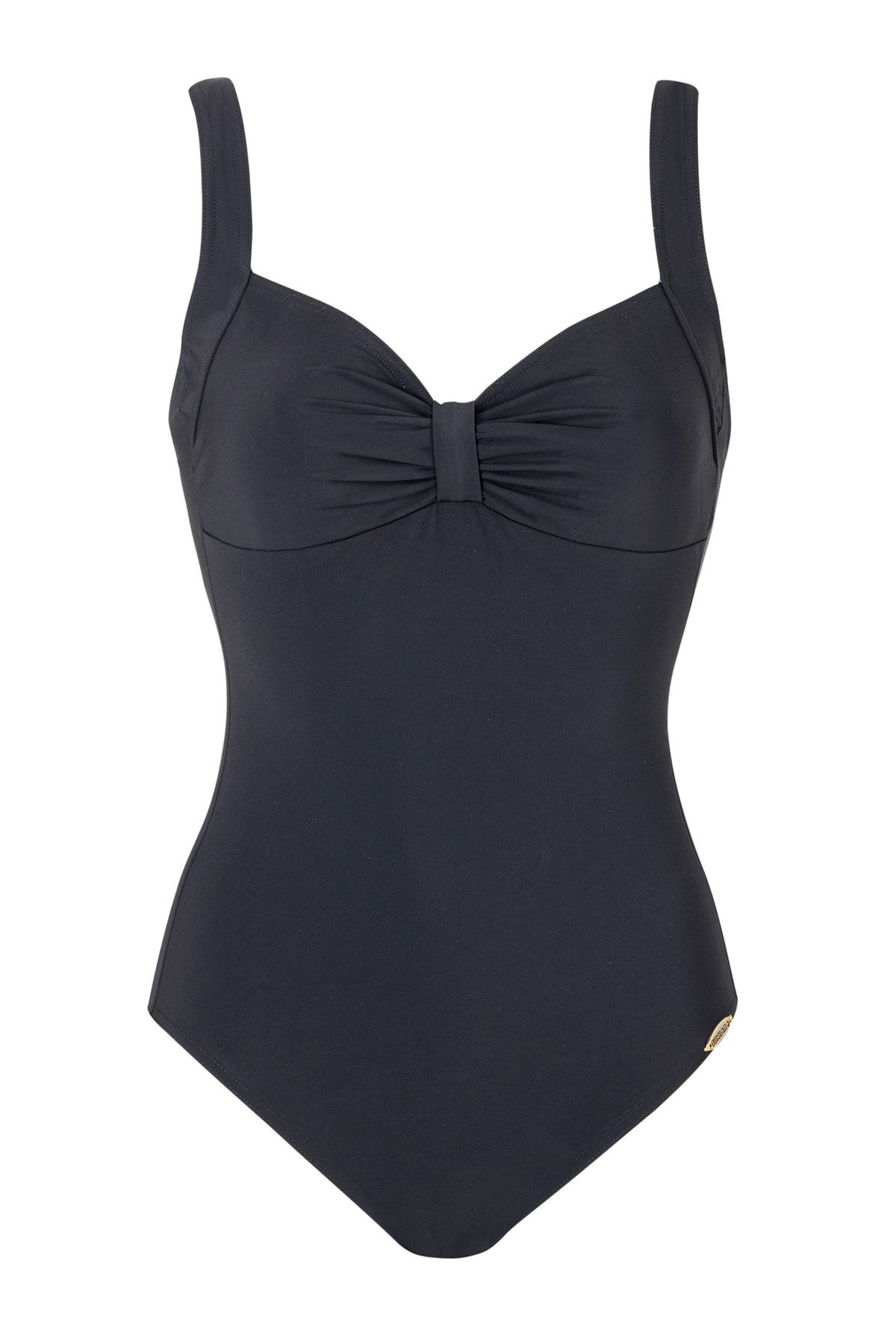 Sunflair Badeanzug Schwarz Unifarben