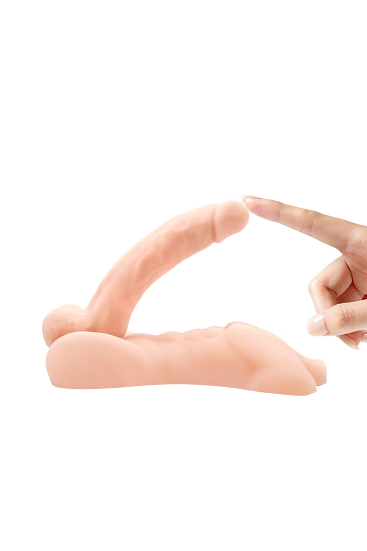 Yapay Penis Özel Seri Kıkırdak Yumuşak Silikon Tam Gerçekci Yumuşak Eğilip Bükülen Kalıp Şeklinde 4