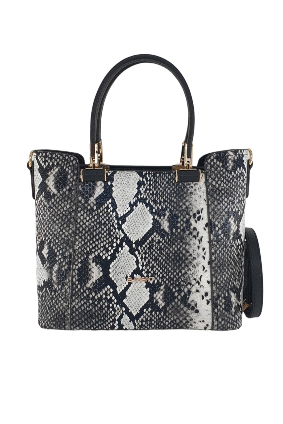 Black snakeskin tote 2025