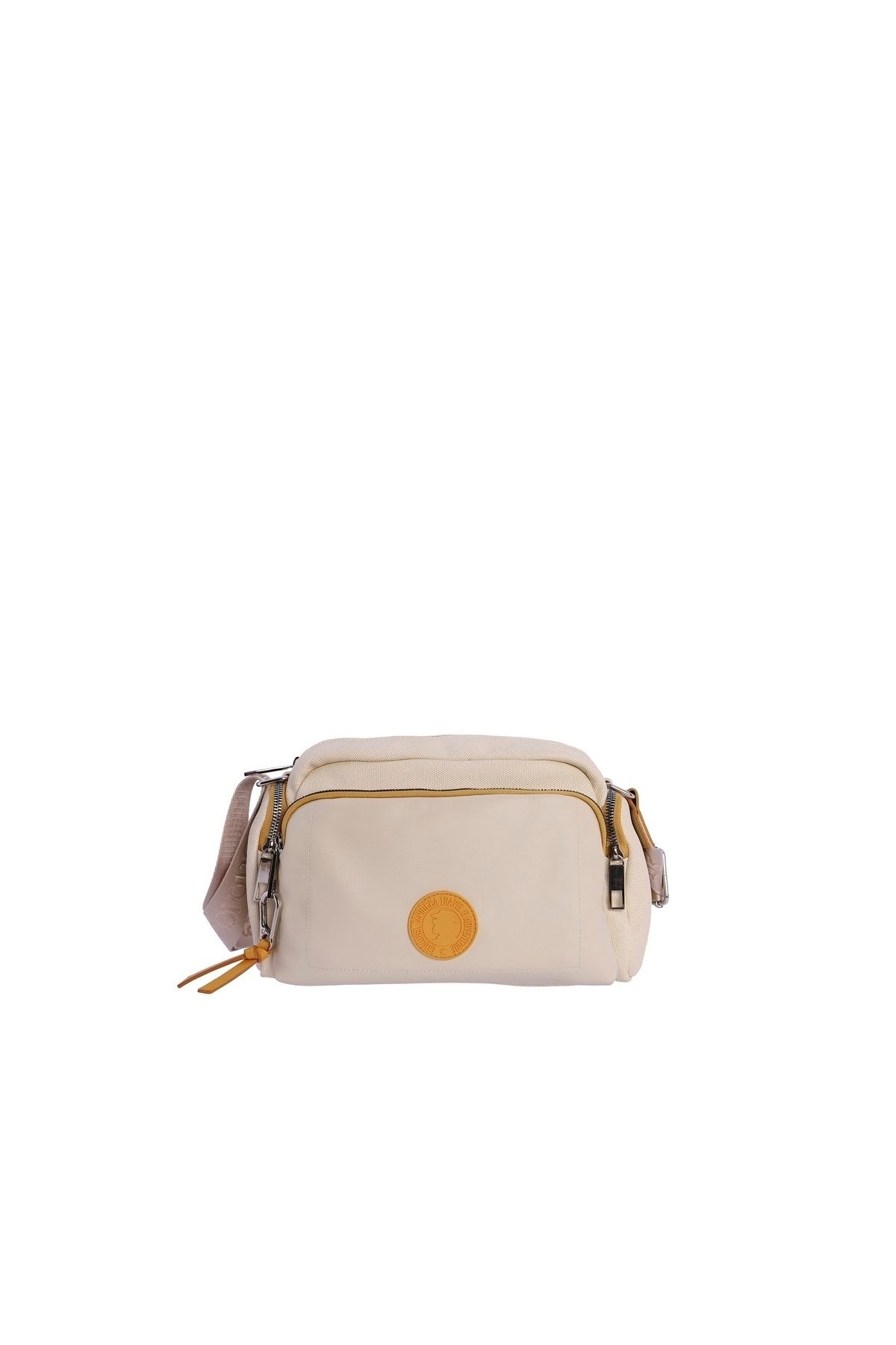 Coronel Tapiocca Messenger Bag Beige Unifarben