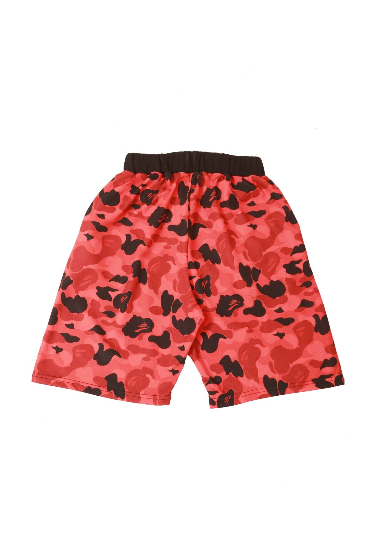 Bape red camo shorts hotsell