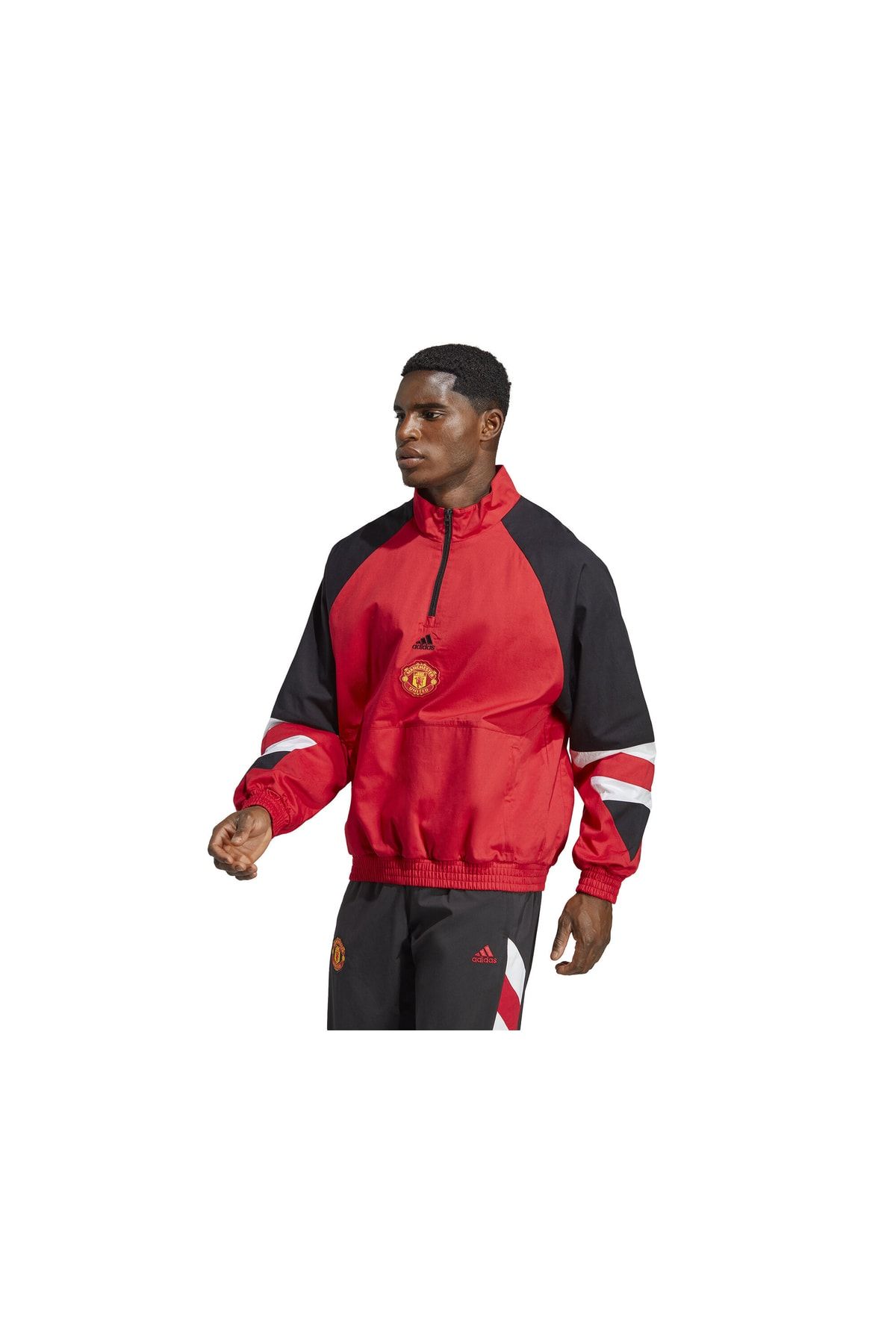 adidas Manchester United Icon Top Erkek Futbol Sweatshirts Ht2000 Kırmızı BY9989