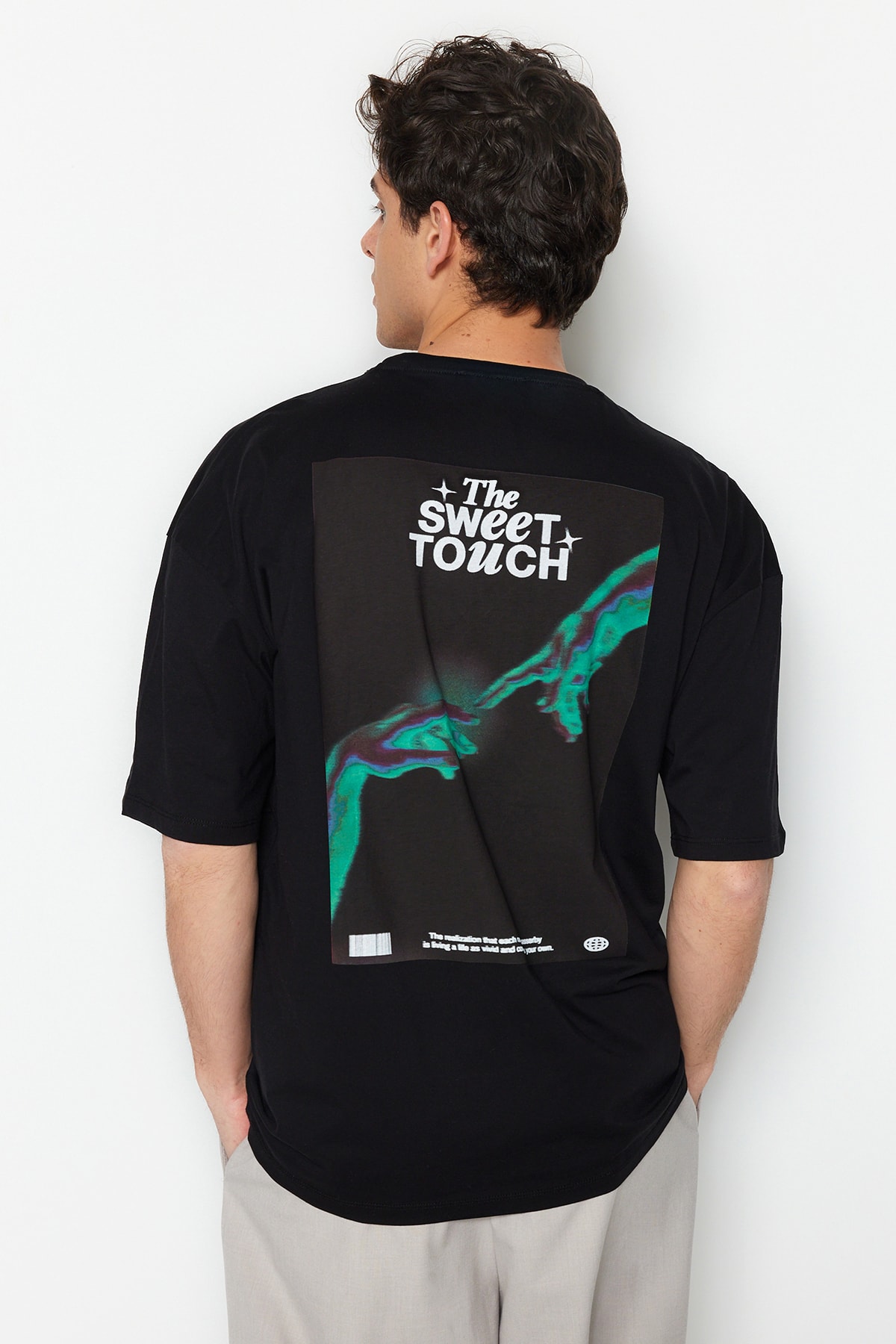 Trendyol Collection T-Shirt Schwarz Oversized