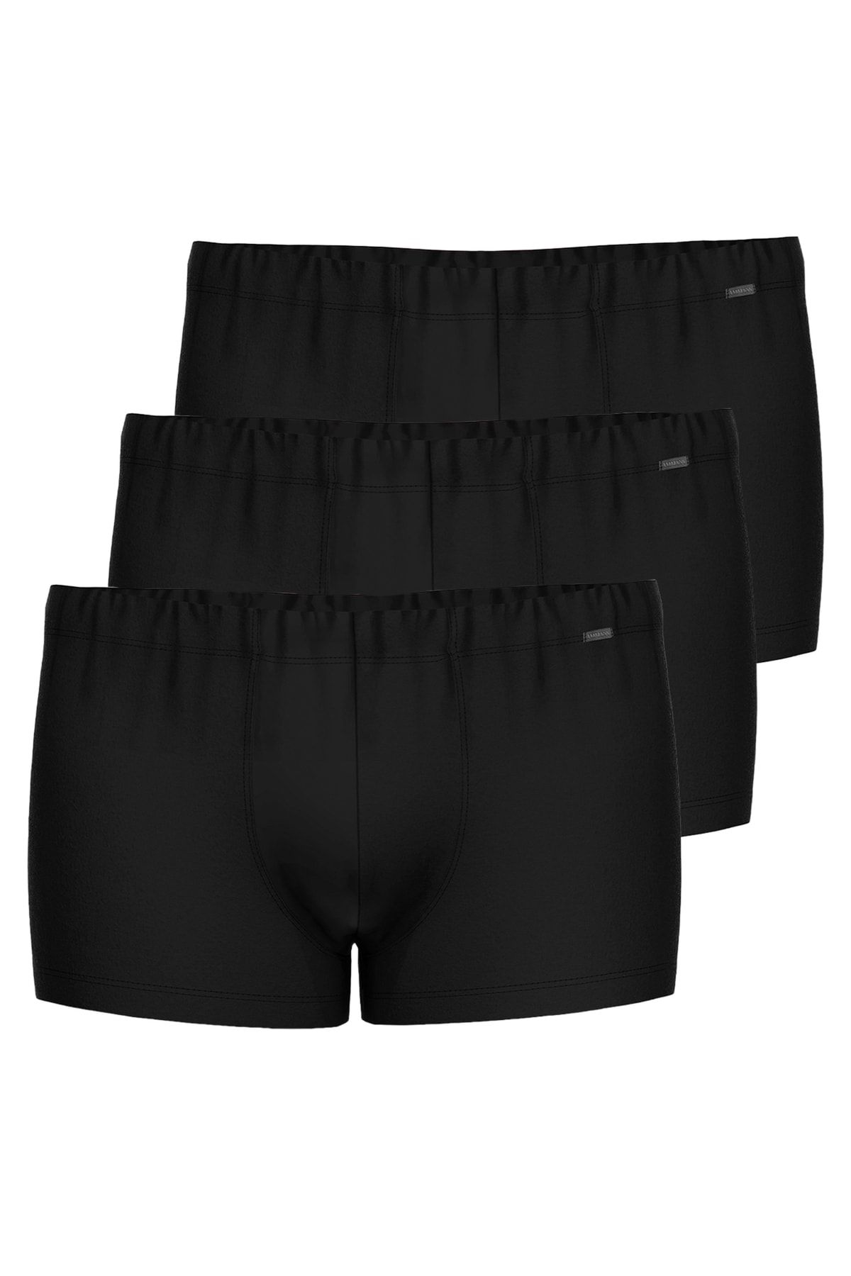 AMMANN Boxershorts Schwarz 3er-Pack Fast ausverkauft