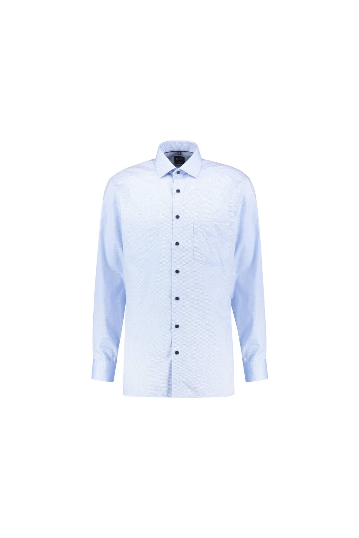 OLYMP Hemd Blau Regular Fit Fast ausverkauft