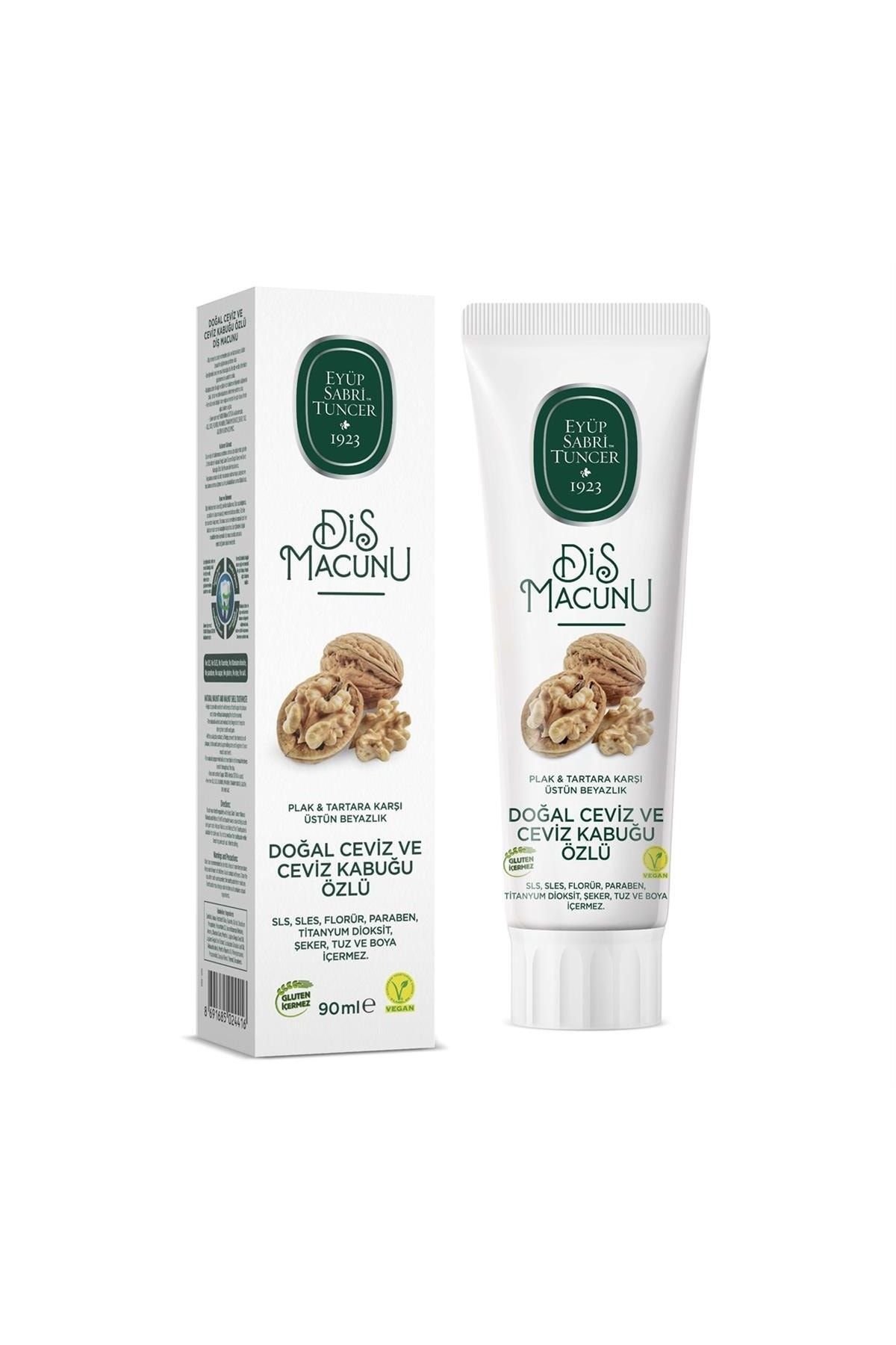 Eyüp Sabri Tuncer-Natural Walnut and Walnut Shell Extract Toothpaste 90ml 1