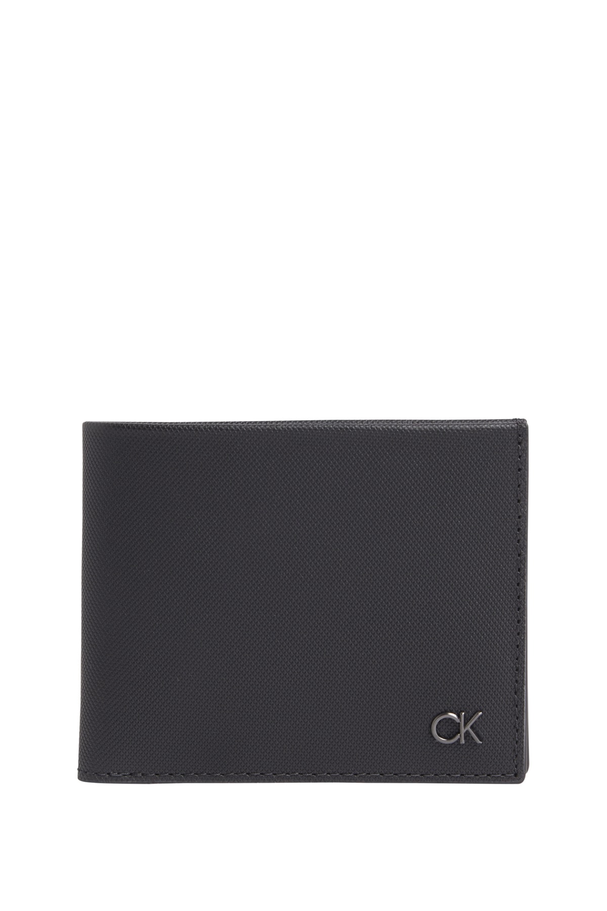 Calvin Klein Siyah 11x2 Erkek Deri Cüzdan Ck Clean Pq Bıfold 6cc W/bıll
